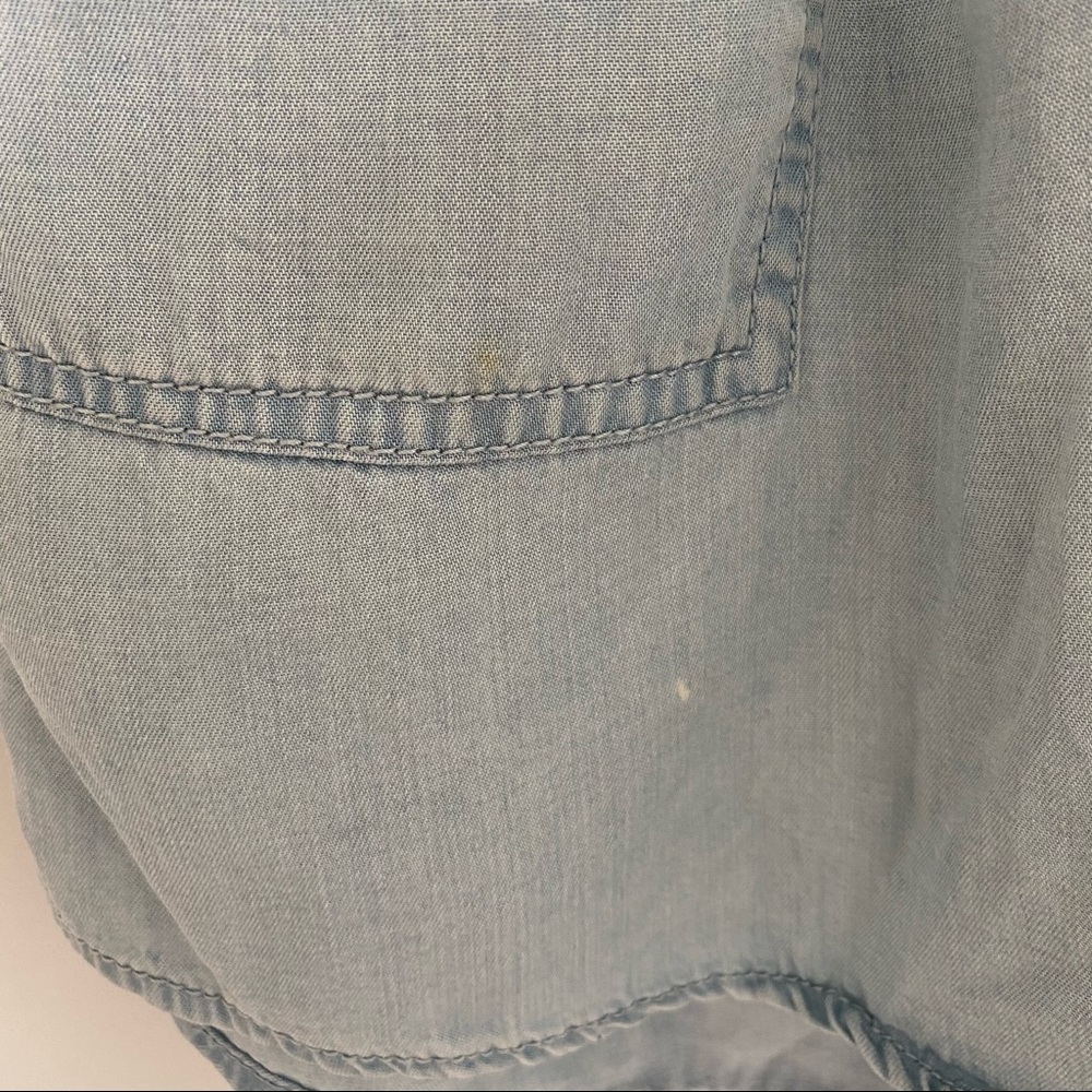 COUNTRY ROAD - light blue skirt elastic waist - Picture 7 of 10